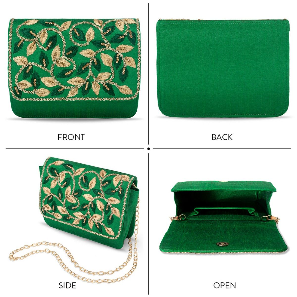 Royal Green Rhinestone Evening Clutch: Elegant Bridal Handbag For Weddings  And Parties With Crystal Purse And Crystal Chain Shoulder Strap From  Fashiontopp, $37.24 | DHgate.Com