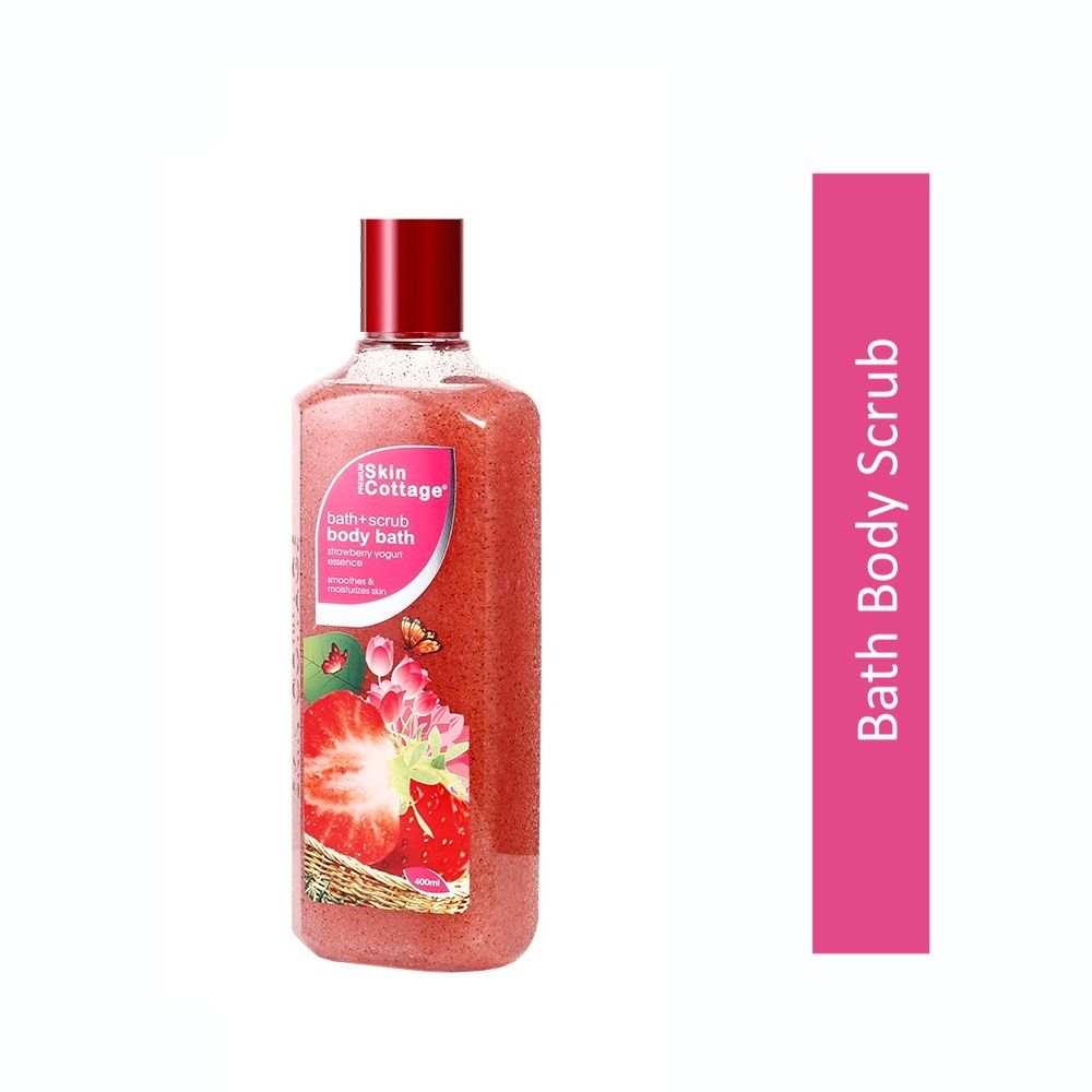 buy-skin-cottage-strawberry-yoghurt-essence-bath-scrub-body-bath-online