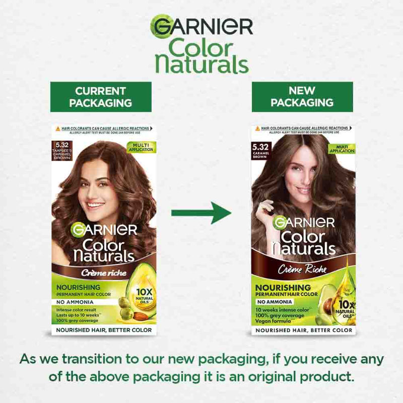 Buy Garnier Colour Naturals Cream Nourishing Permanent Hair Colour 5 Light  Brown 110ml Online  Shop Beauty  Personal Care on Carrefour UAE