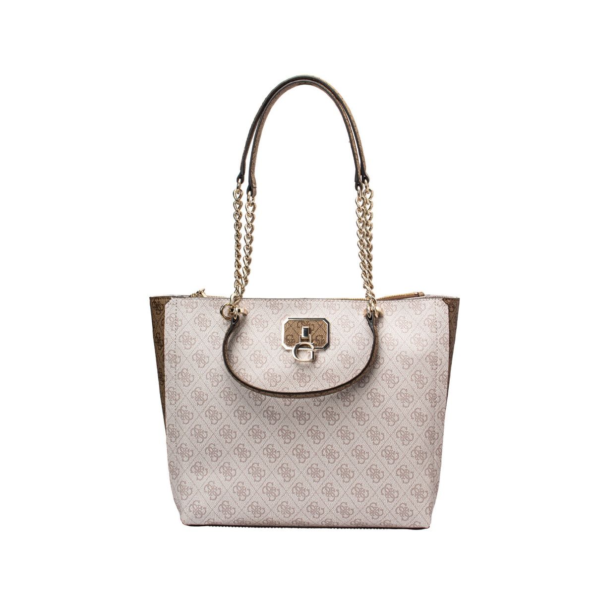 Guess Satchels  Buy Guess Alexie Girlfriend Satchel Latte Logoh And Bags  Online  Nykaa Fashion