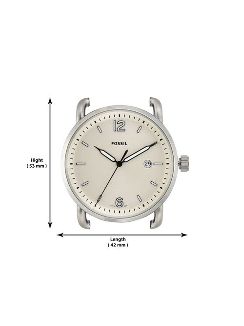 Buy Fossil FS5275 The Commuter 3H Date Dark Brown Watch For Men Online