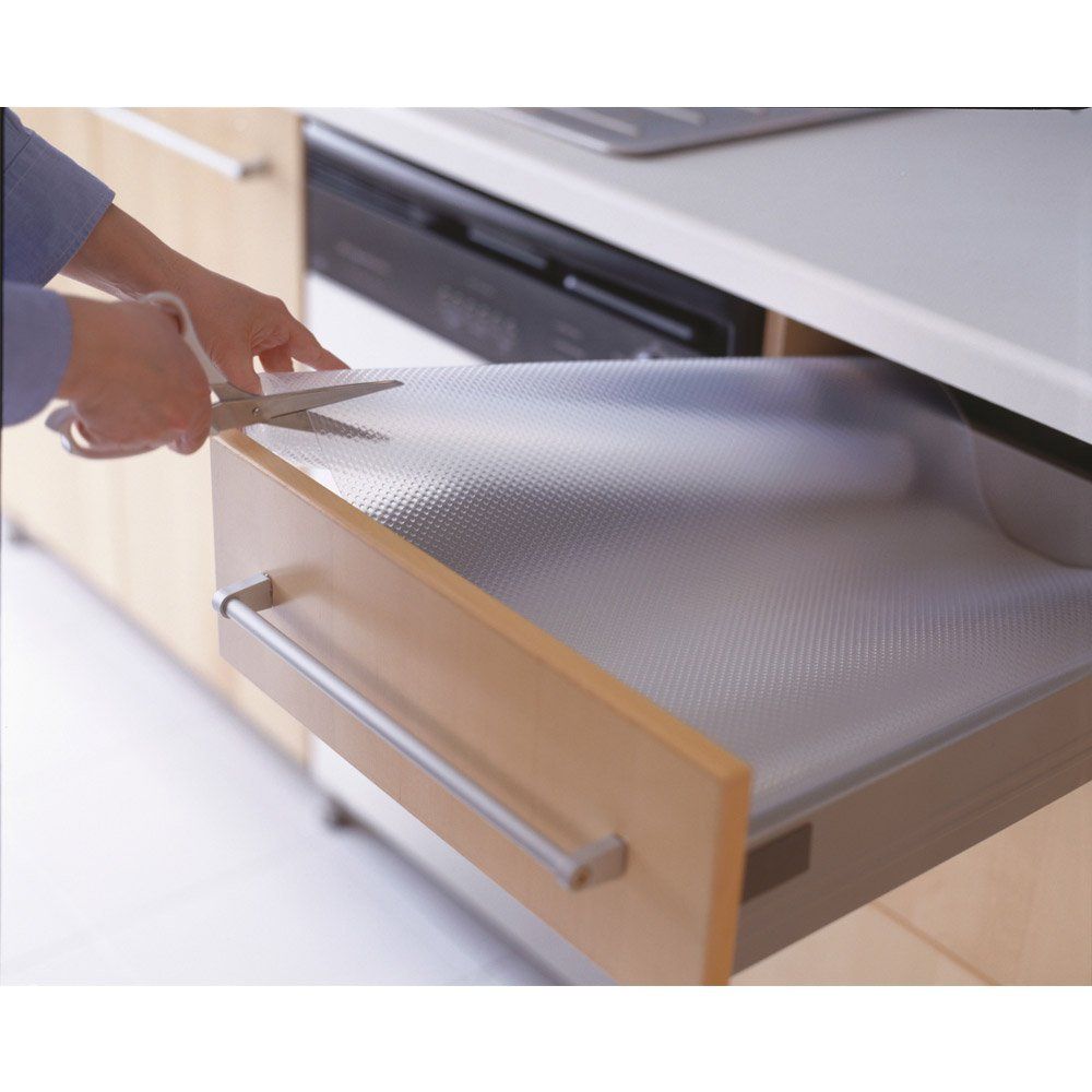 Freelance Vinyl Non Adhesive Anti Slipshelf & Drawer Grip Liner Kitchen
