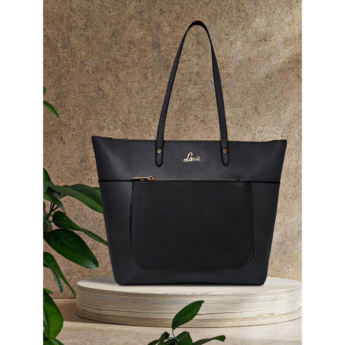 Lavie Women's Amelia Tote bag(Black): Buy Lavie Women's Amelia Tote bag(Black)  Online at Best Price in India | Nykaa