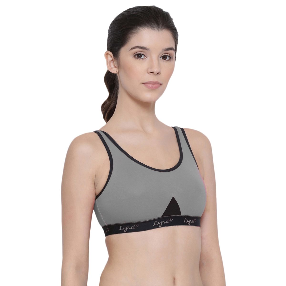 Lux Lyra 531 Grey Premium Cotton Sports Bras Buy Lux Lyra 531 Grey Premium Cotton Sports Bras