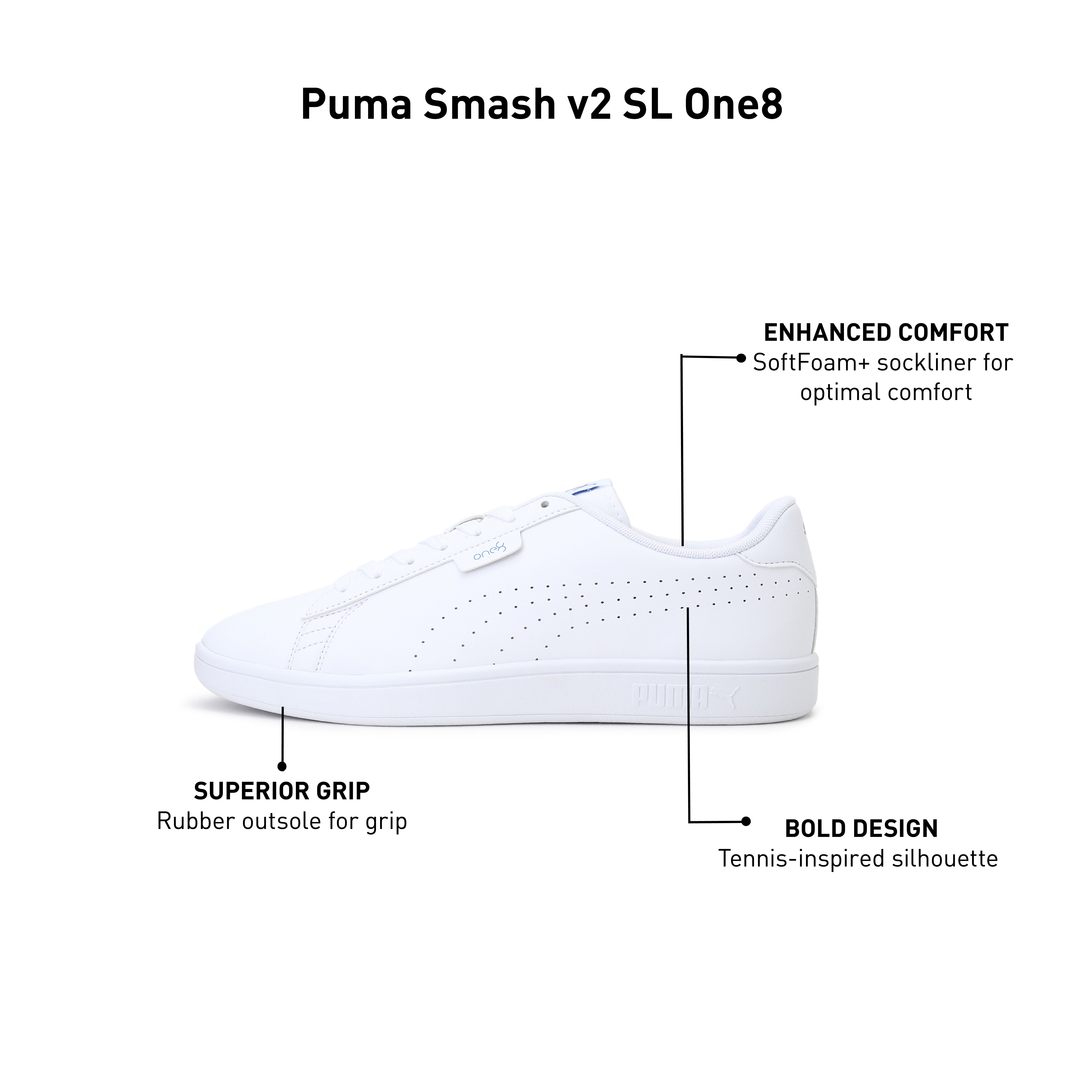 puma smash v2 sl one8