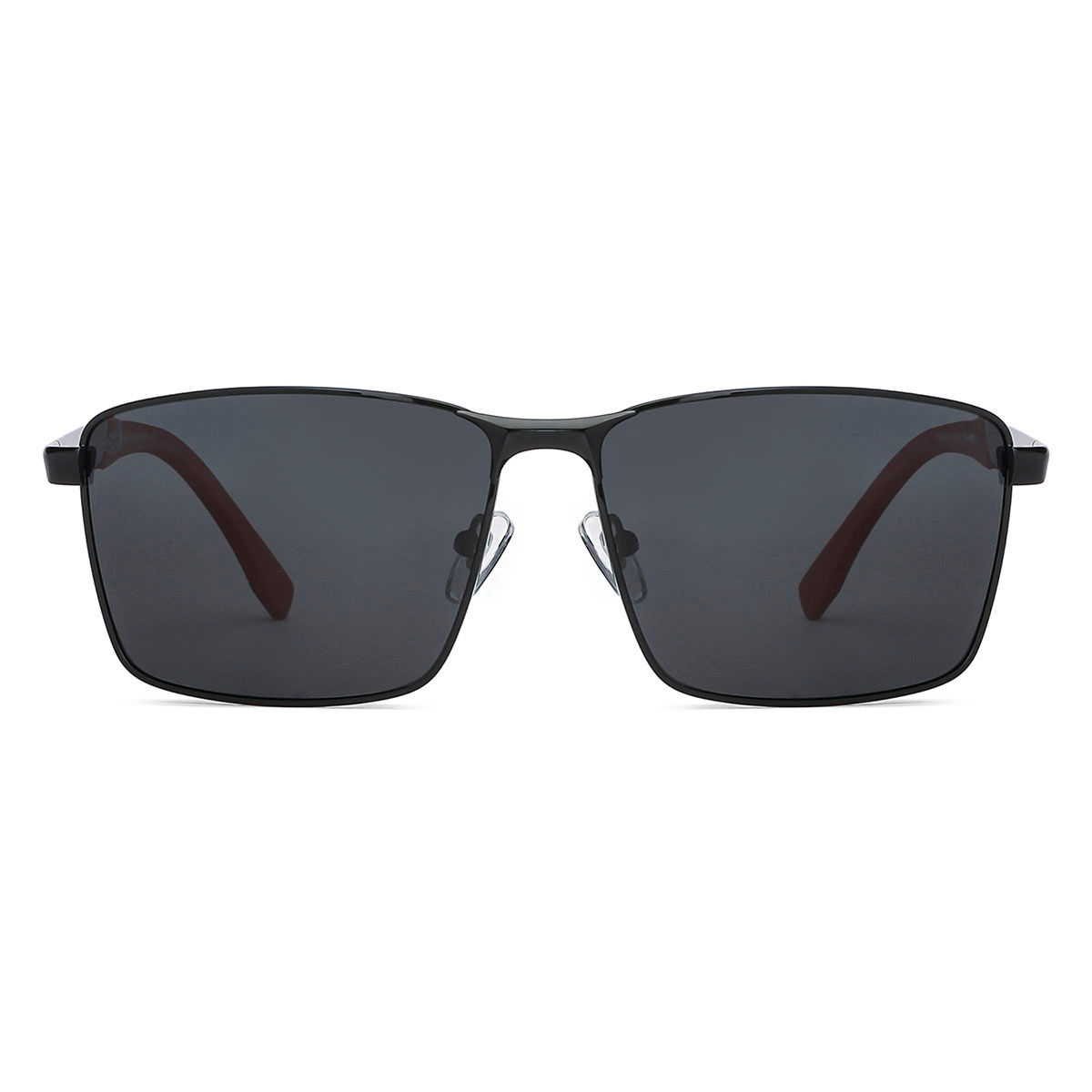 Buy Gunmetal Black Blue Full Rim Rectangle Square Vincent Chase The Metal  Edit VC S13115-C1 Sunglasses