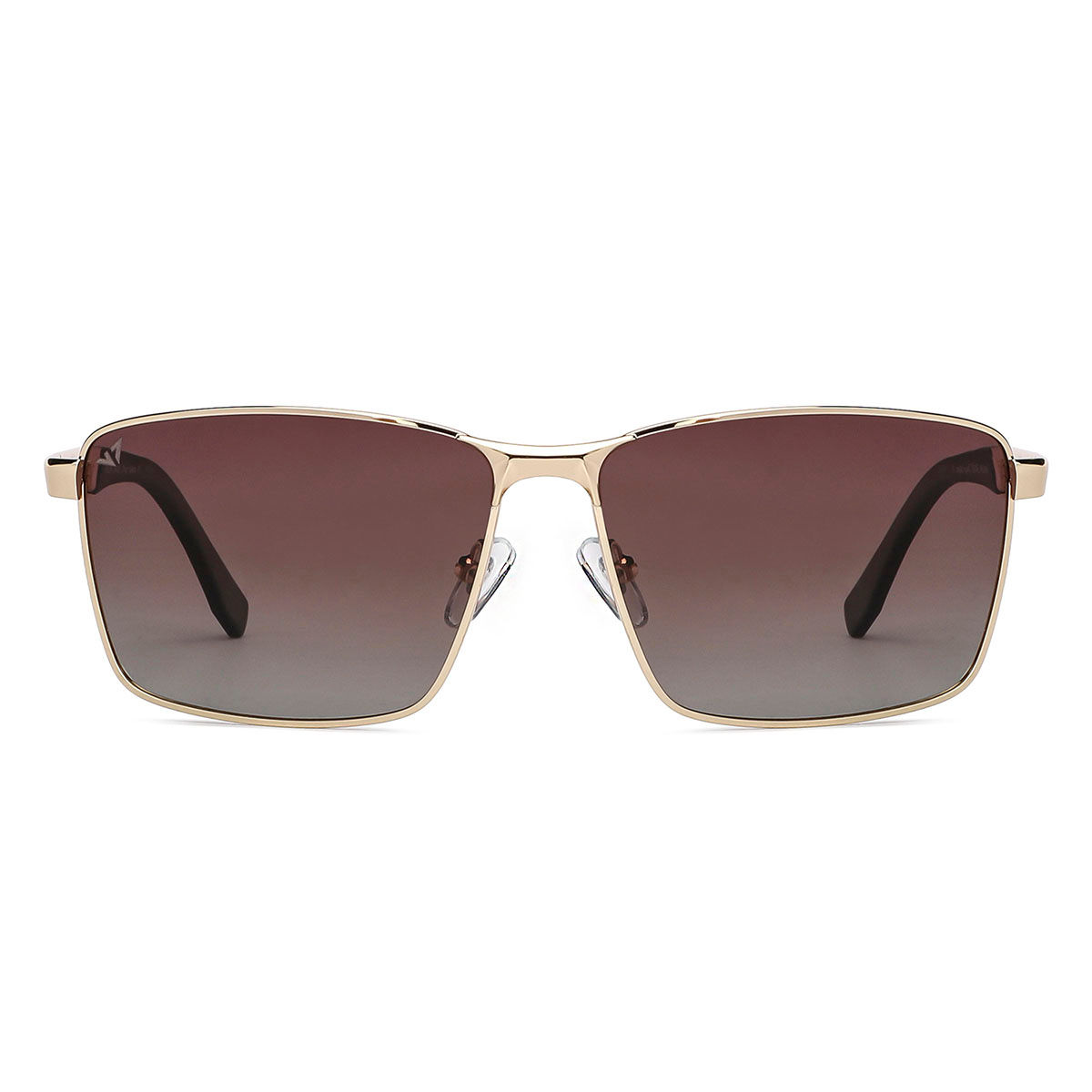Buy Vincent Chase By Lenskart | Half Rim Rectangle Stylish Sunglasses |  Polarized and UV Protected | For Men and Women | Large | VC S14119 Online  at desertcartINDIA