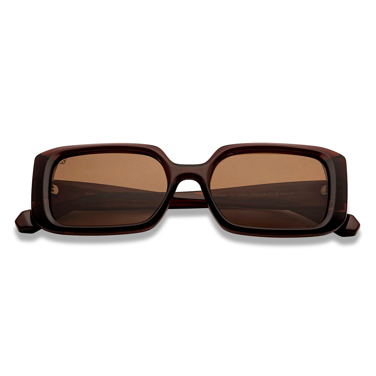 DMY by DMY // Brown Luca Rectangular Sunglasses – VSP Consignment