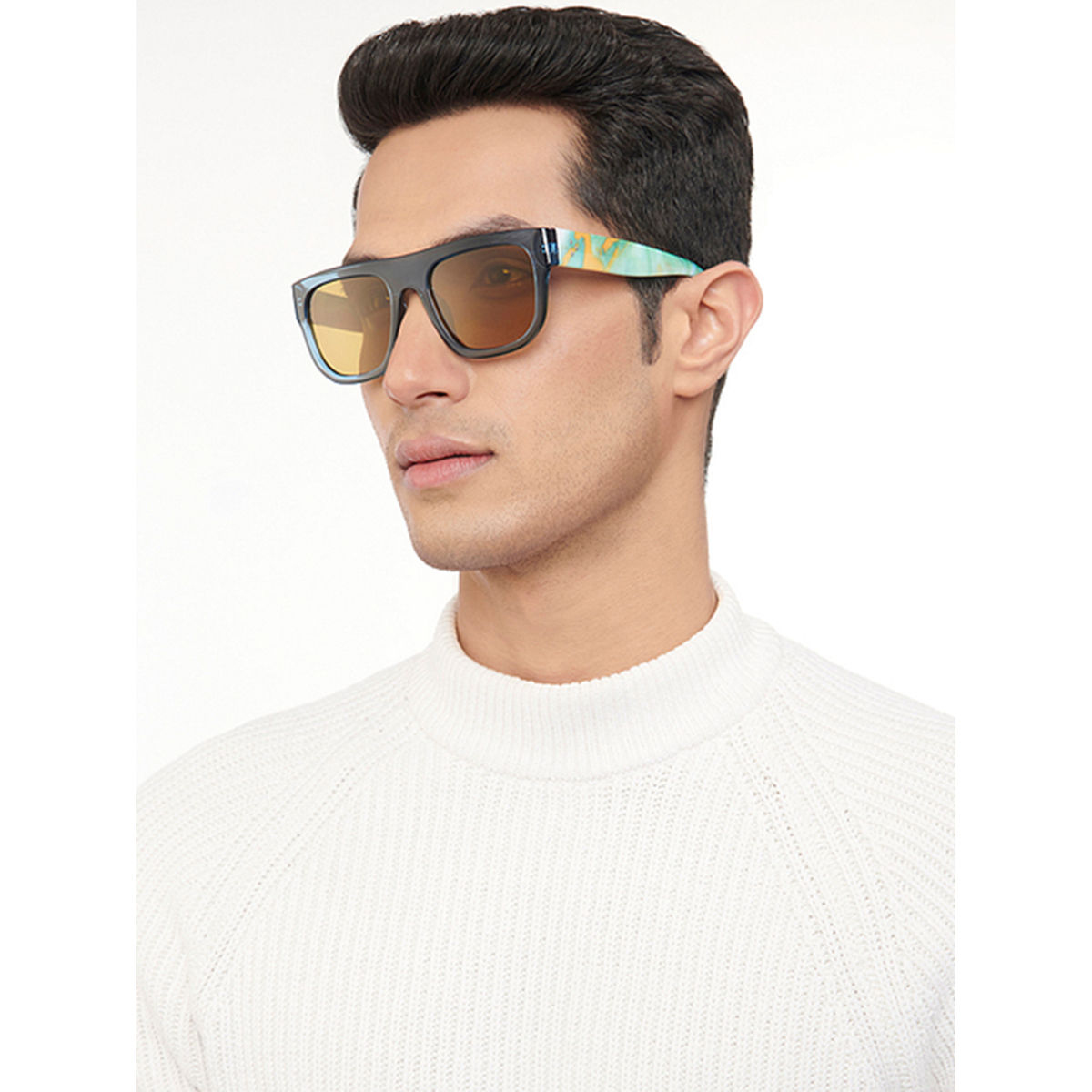 Buy Vincent Chase Green Wayfarer Sunglasses | Polarized & Uv Protected |  Men & Women | Large | Vc S13808 Online
