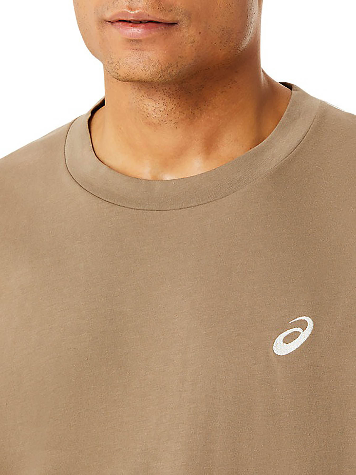 Asics t shirt beige fashion