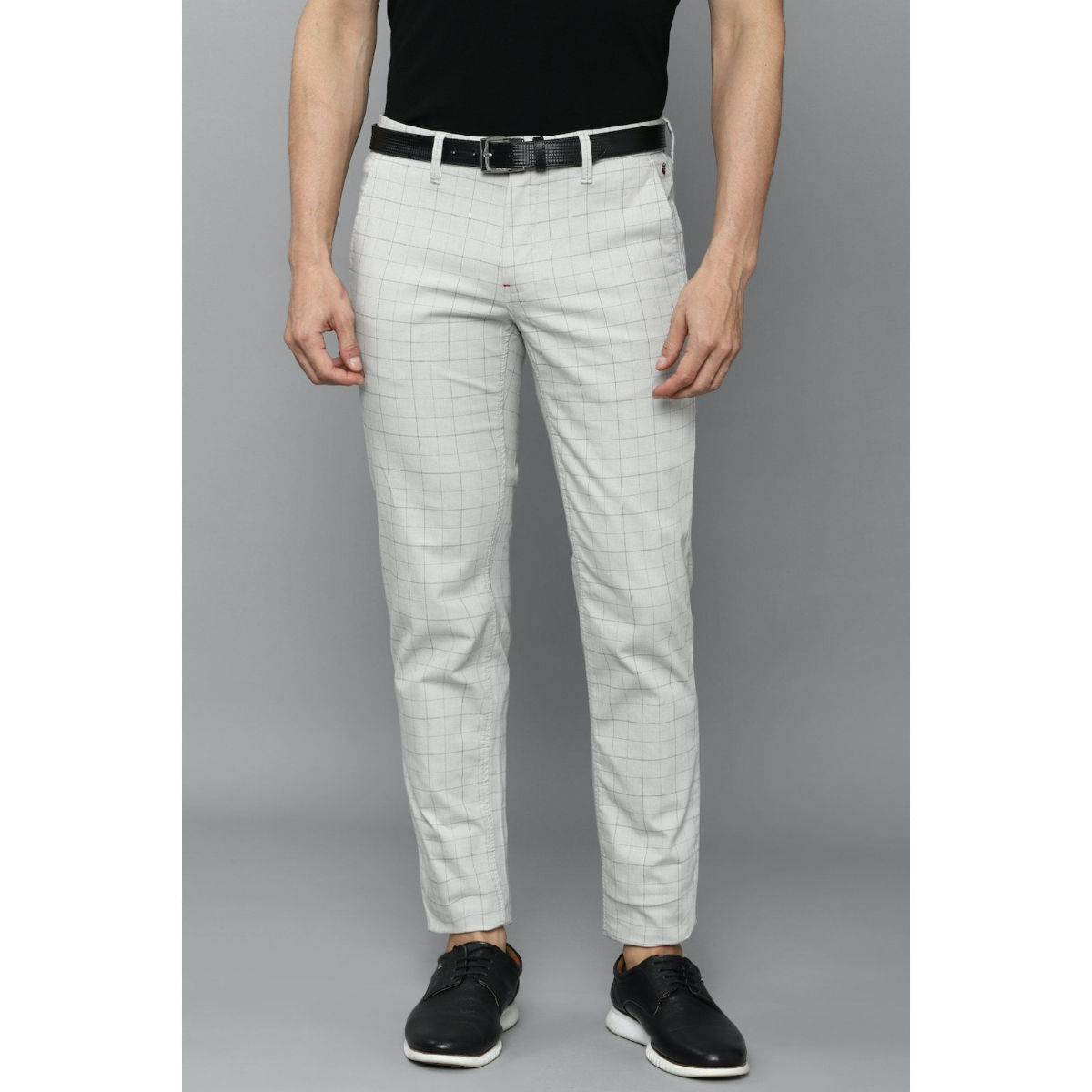 ElitWear Men's Slim Fit Gray Fabric trousers - Trendyol