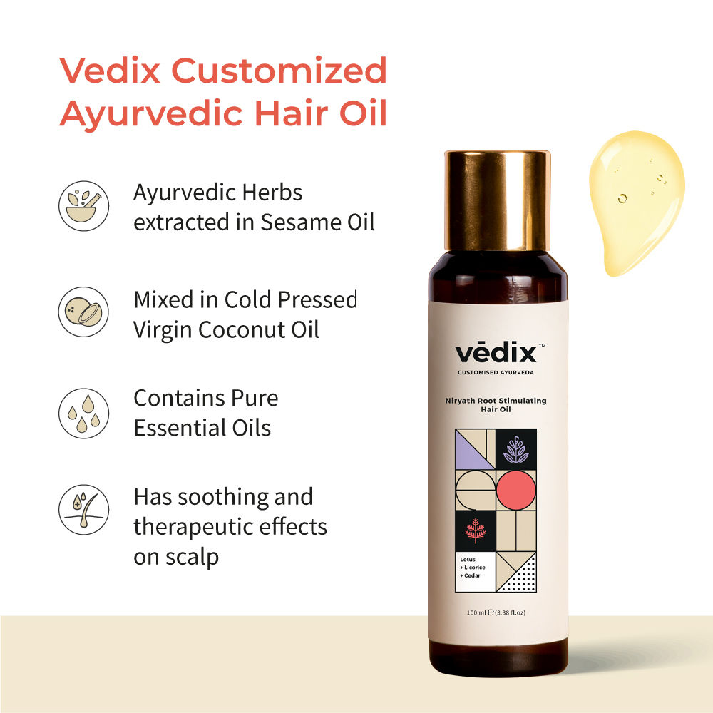 Vedix Hair Shampoo & Oil ComboDry Scalp Straight Hair Anti