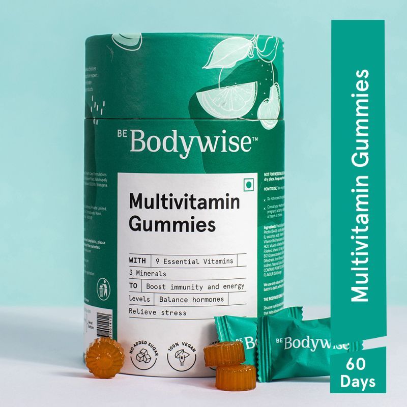 Be Bodywise Multivitamin Gummies 60 Days Pack - Boosts Immunity - High ...