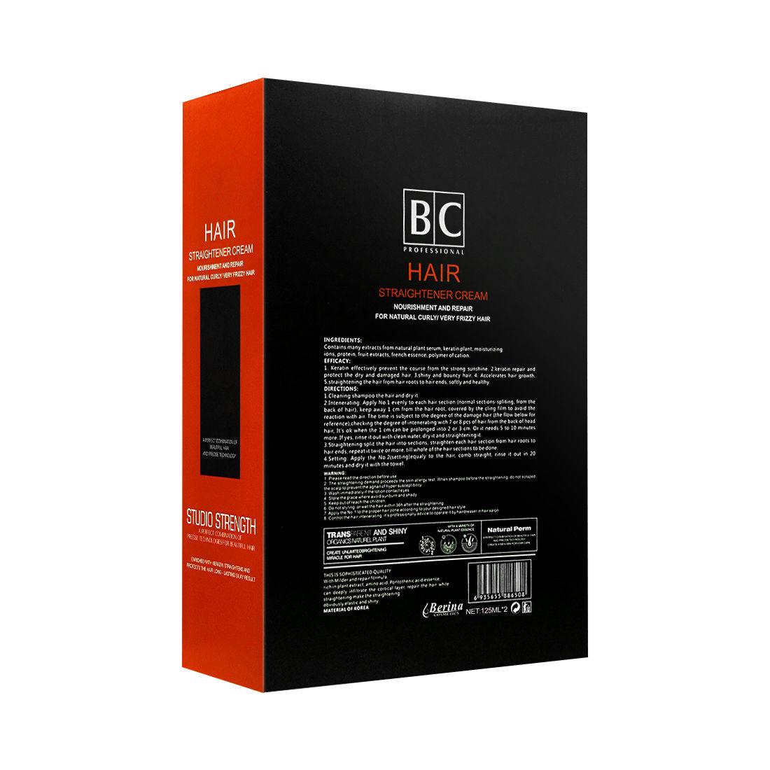 Berina Professional Hair Rebonding Straightener Cream Buy Berina
