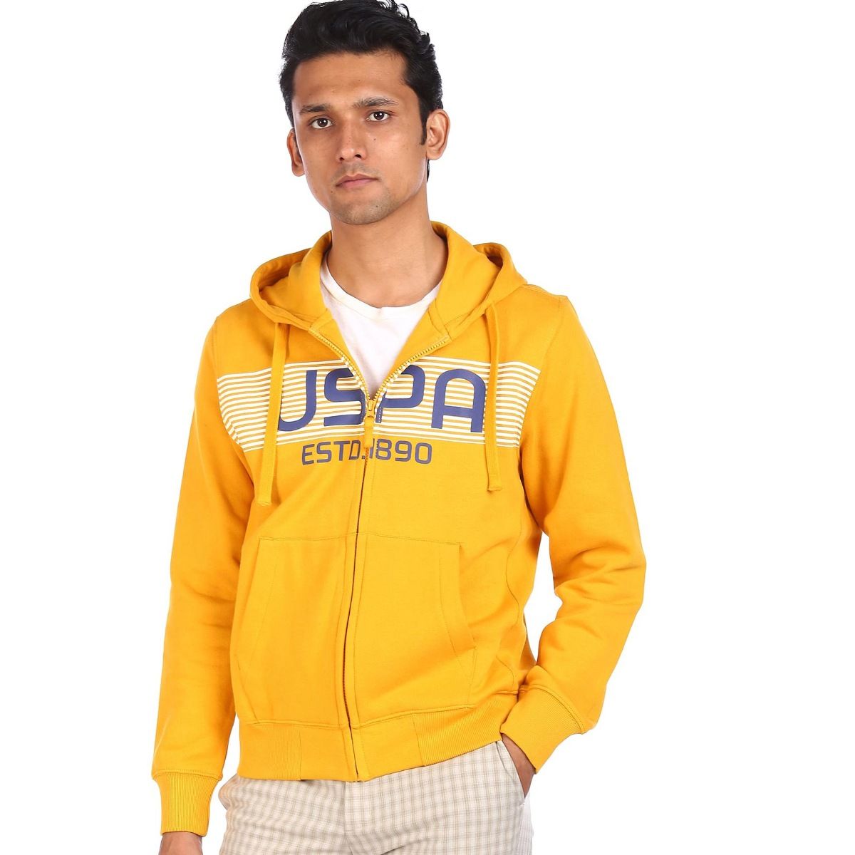 Us polo yellow clearance sweatshirt