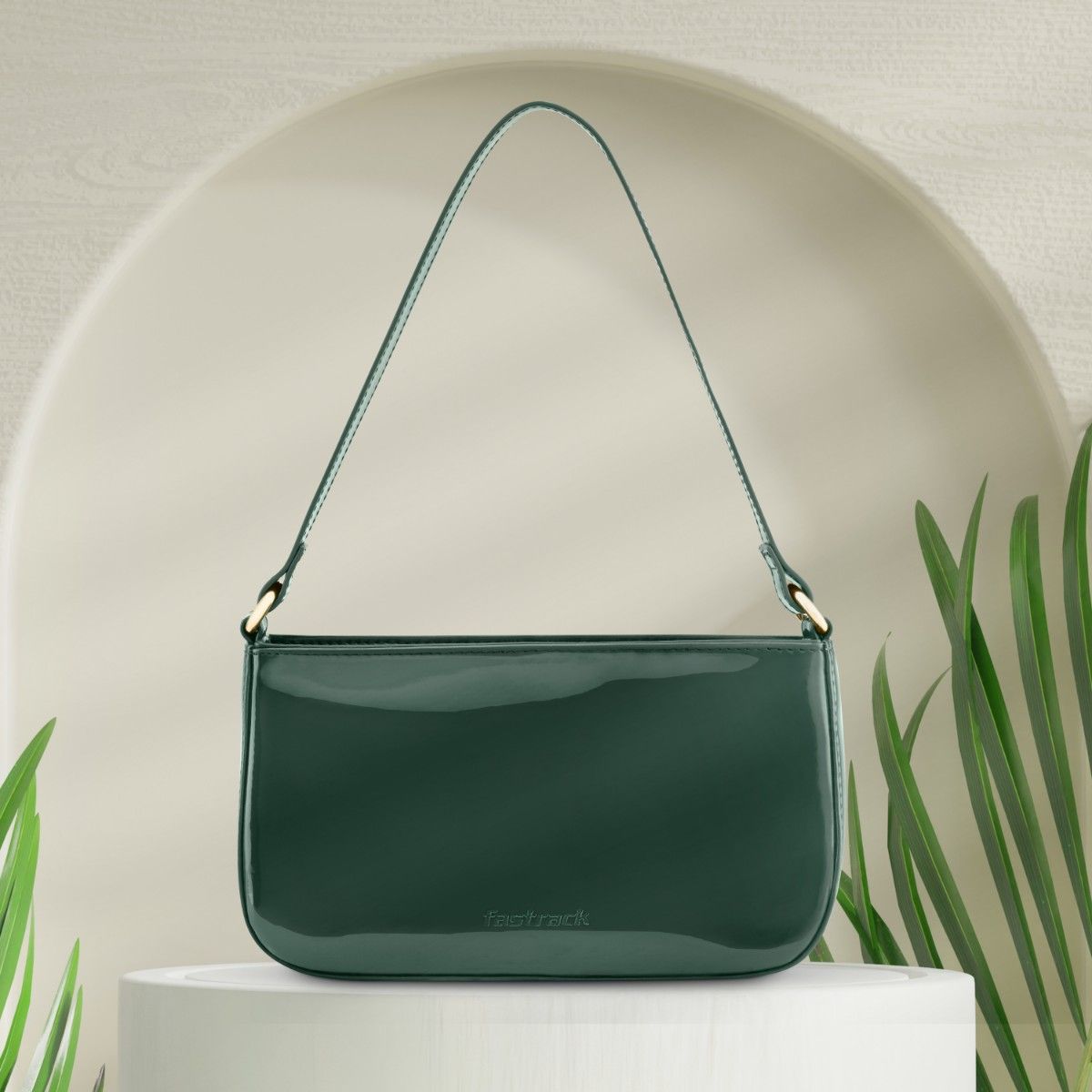 Buy Fastrack Malachite Green Party Shoulder Bag for Women Online