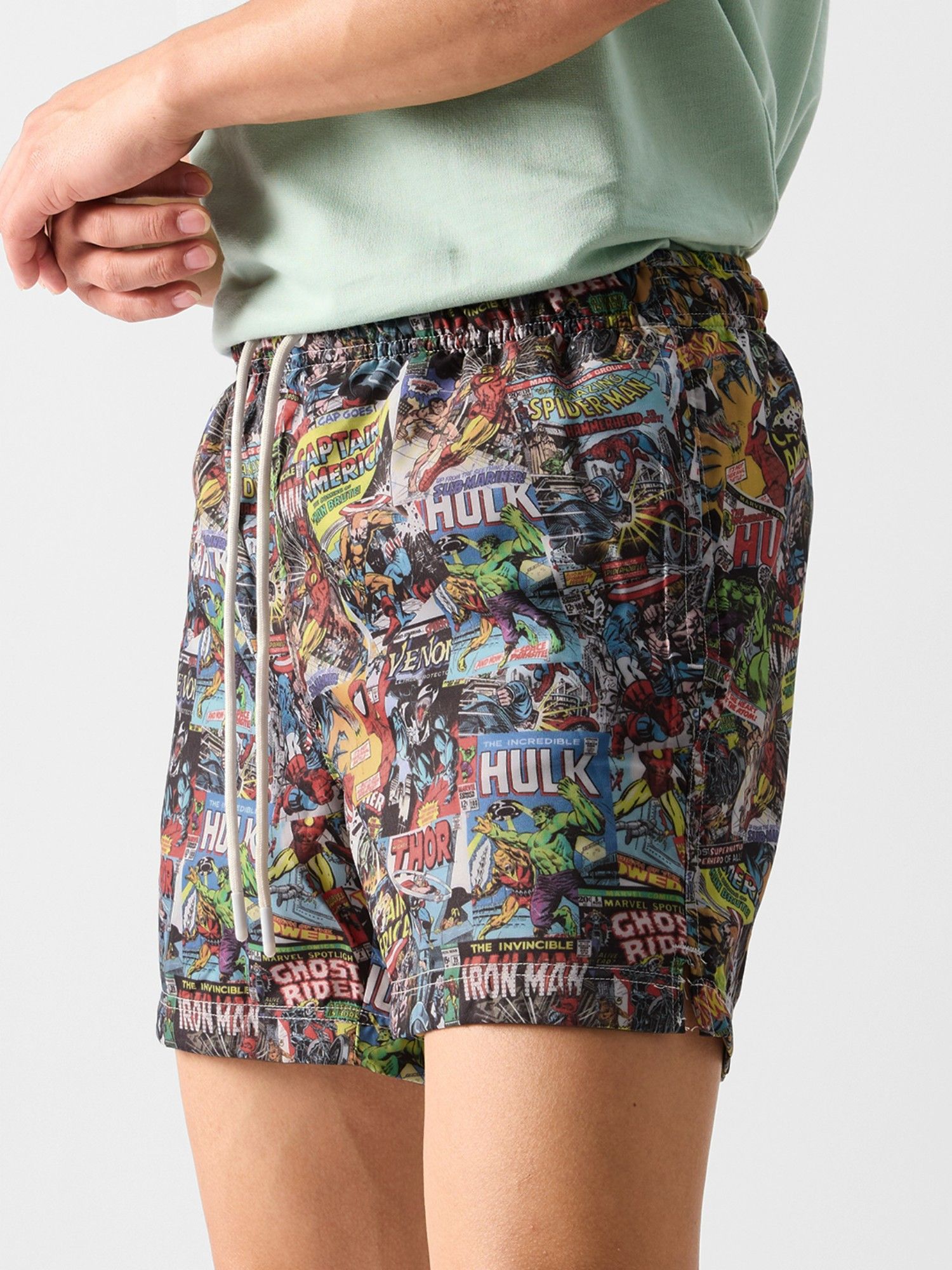 Marvel swim shorts on sale mens