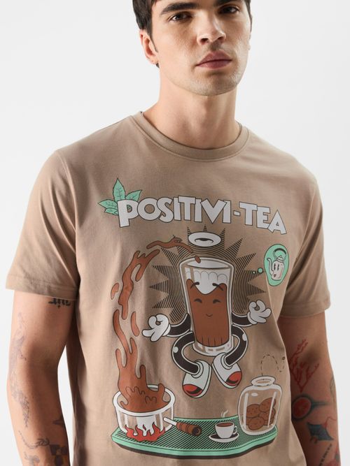 Buy The Souled Store Tss Originals: Positivi-tea T-shirts For Mens