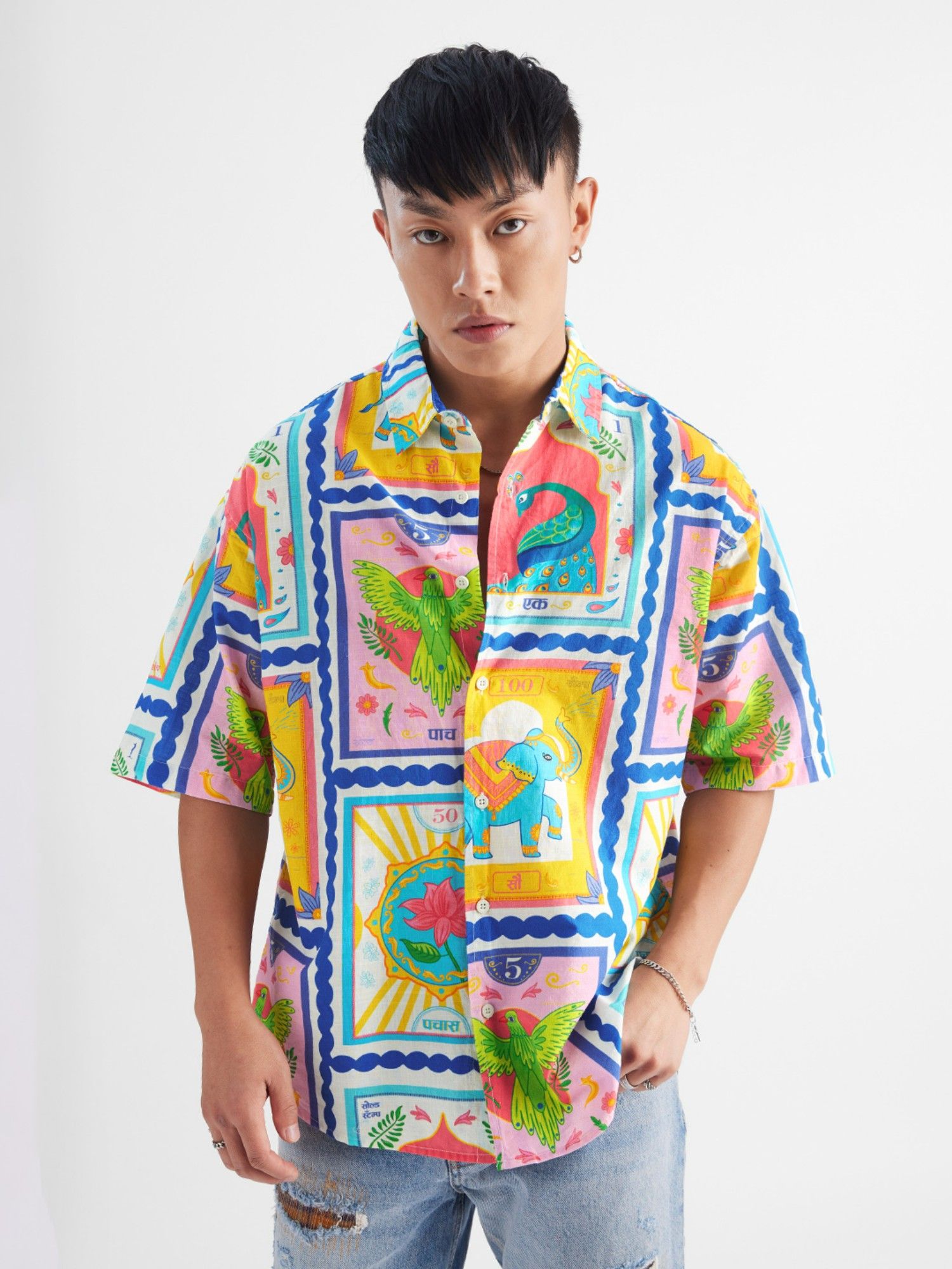 ト*ワ様 40s 50s souvenir shirt スカシャツ 2tone 1940-50's スカシャツ | ヴィンテージショップ・アメリカンウェーブ