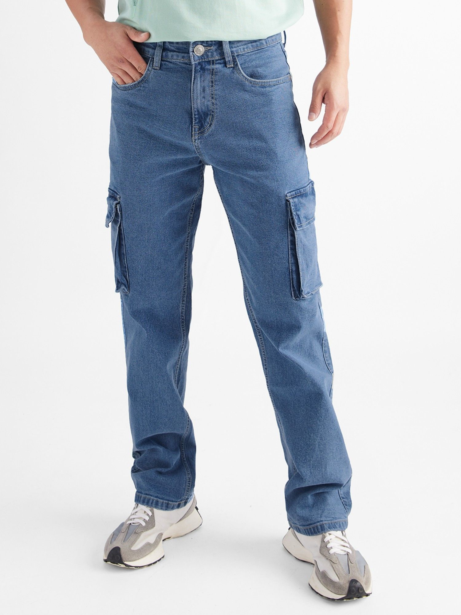 Denim Cargo Jeans | Only $114.00 |