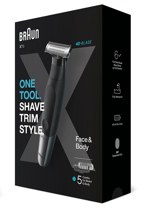 Braun One Tool Beard Trimmer, Shaver and Electric Razor XT5100