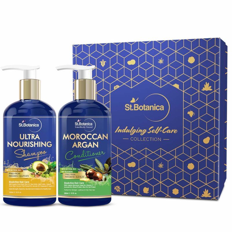 St.Botanica Ultra Nourishing Hair Shampoo + Moroccan Argan Hair Conditioner