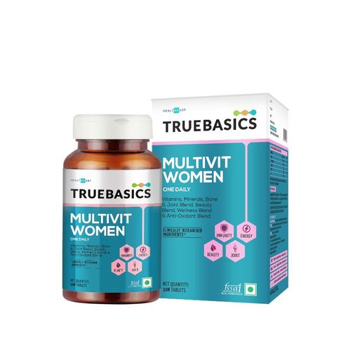 Truebasics Multivit Women Multivitamin Tablets Buy Truebasics Multivit Women Multivitamin Tablets Online At Best Price In India Nykaa