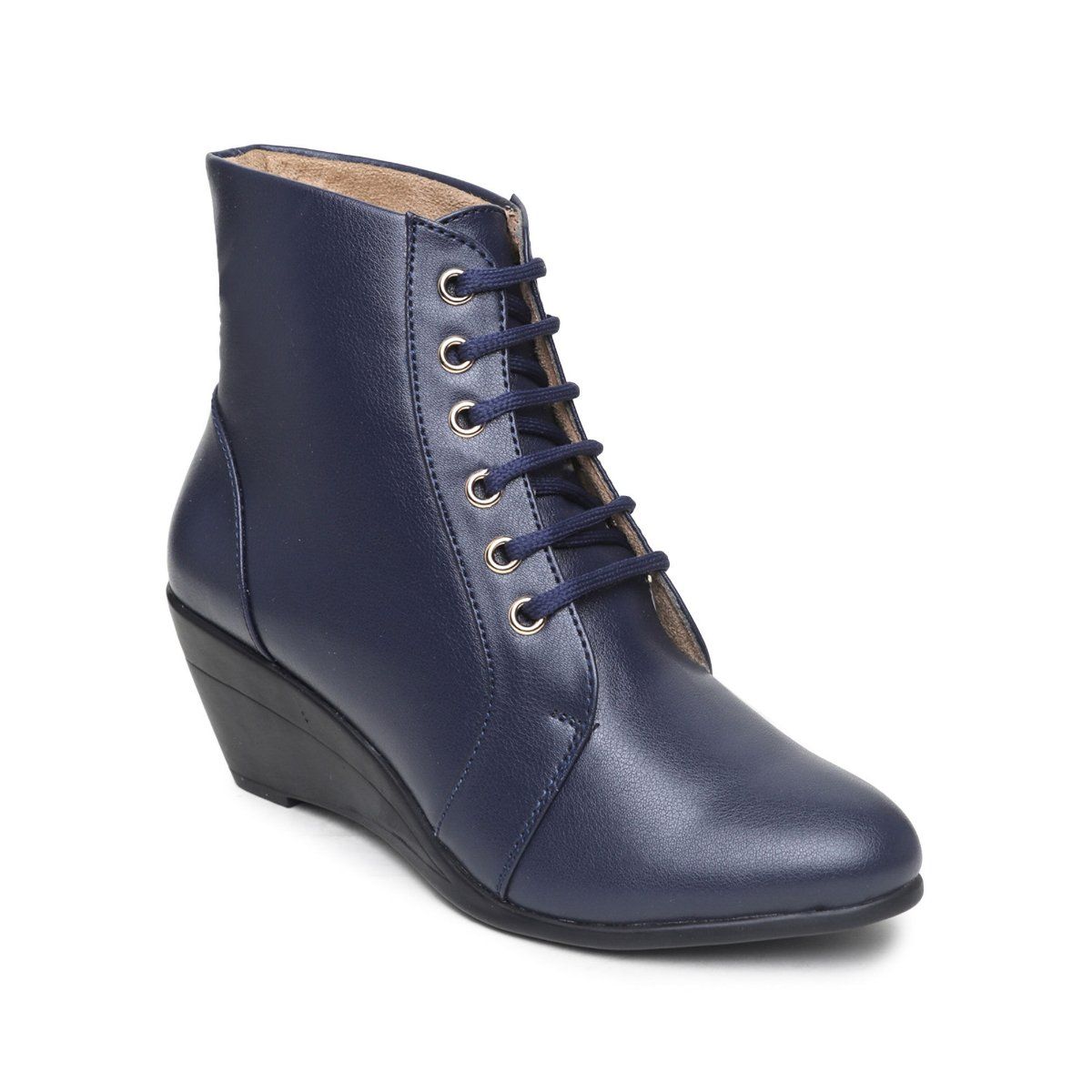 VALIOSAA Solid Navy Blue Casual Boots EURO 36 EURO 36