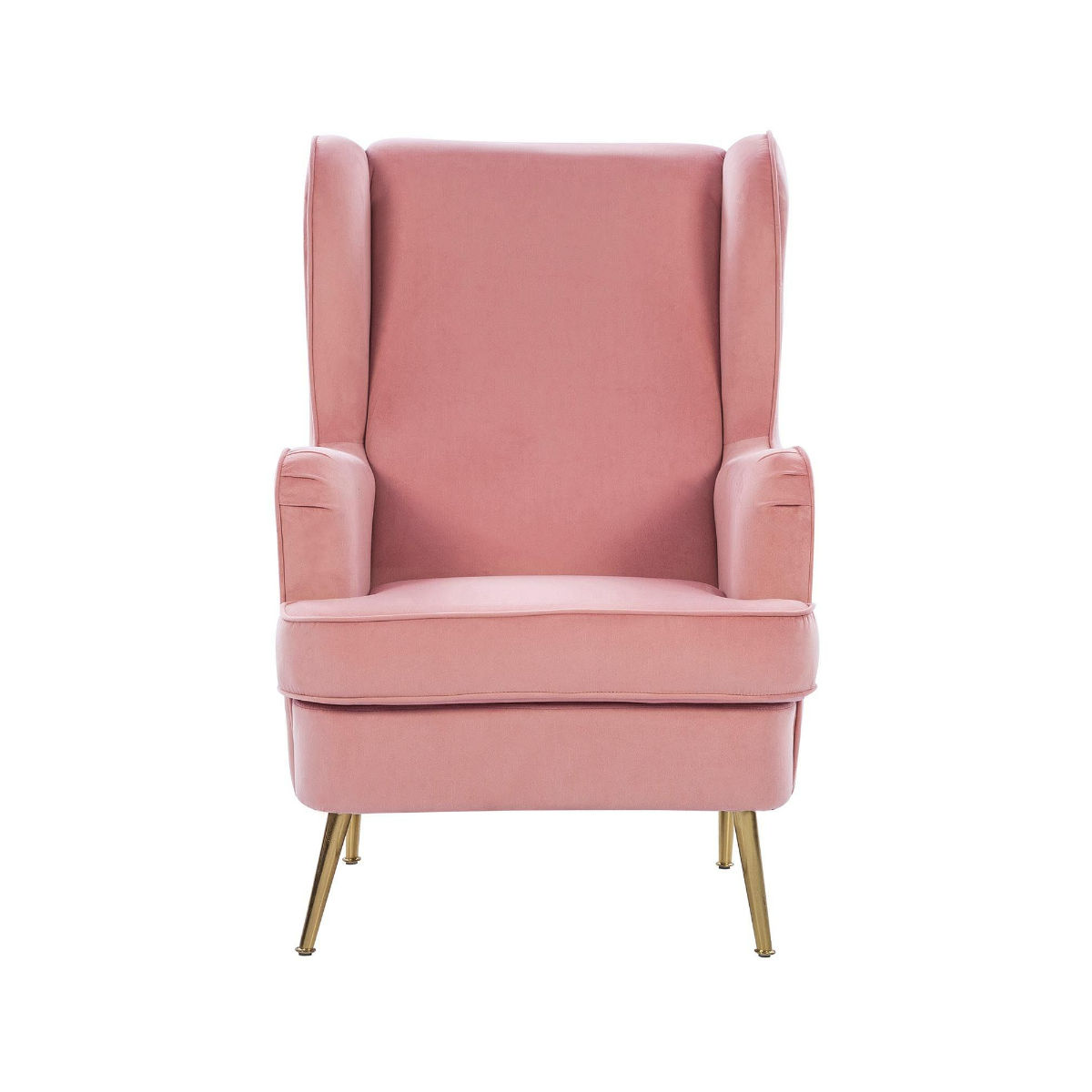 HomeTown Charm Velvet Arm Chair In Blush Pink Buy HomeTown Charm