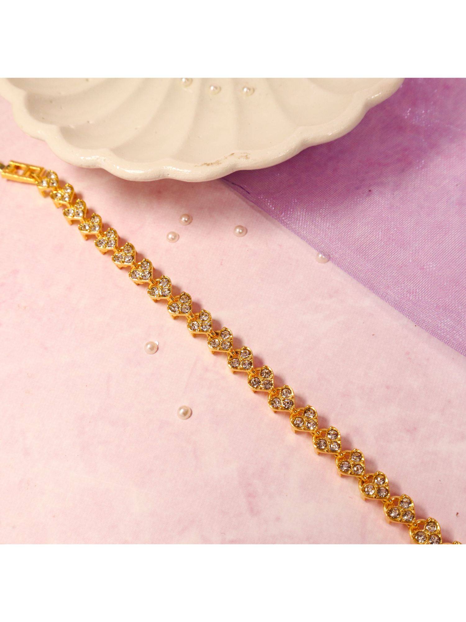 Salty Diamond Enchantment Gold Bracelet