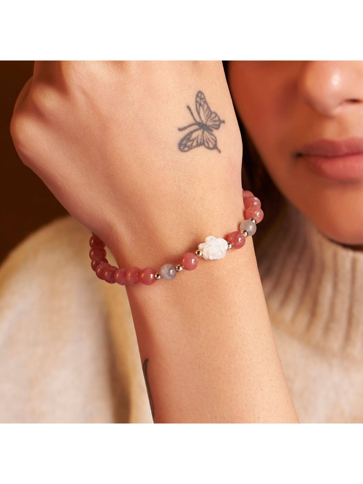 Salty Lily Crystal Beaded Band Bracelet