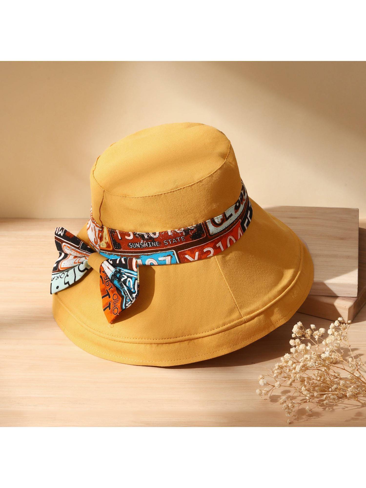 Salty Tangerine Satin Bucket Hat