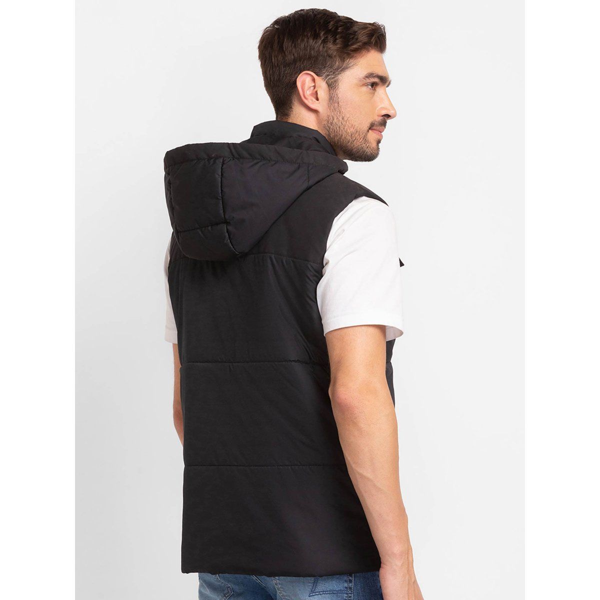 Spykar hotsell sleeveless jacket