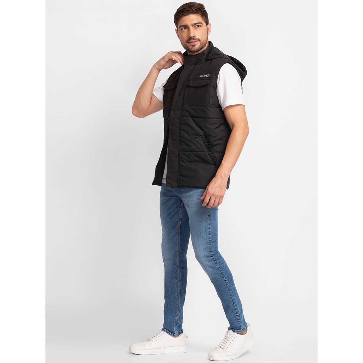 Spykar on sale sleeveless jacket