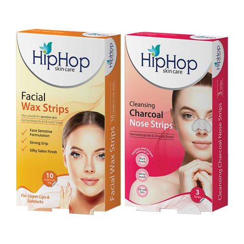 Hiphop Skin Care Nose Strips + Facial Wax Strips: Buy Hiphop ...