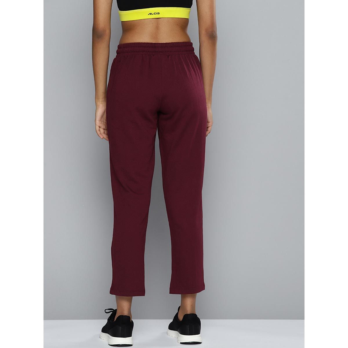 Buy Womens Microfiber Fabric Straight Fit Trackpants with Stay Dry  Treatment  Wine Tasting MW54  Jockey India