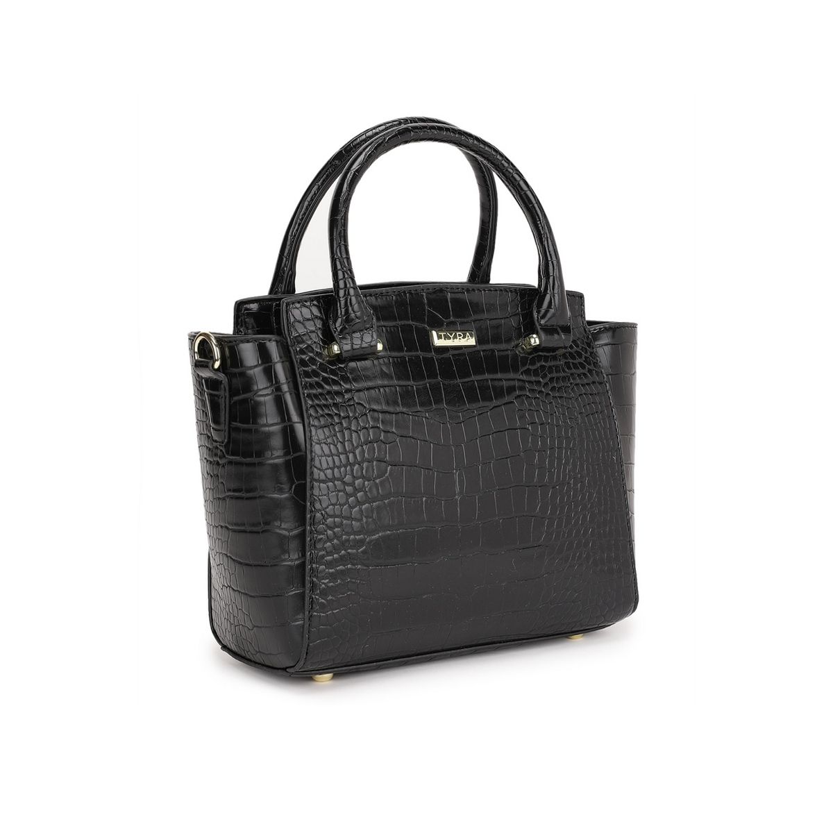 Buy TYRA Alice Black Satchel Handbag Online