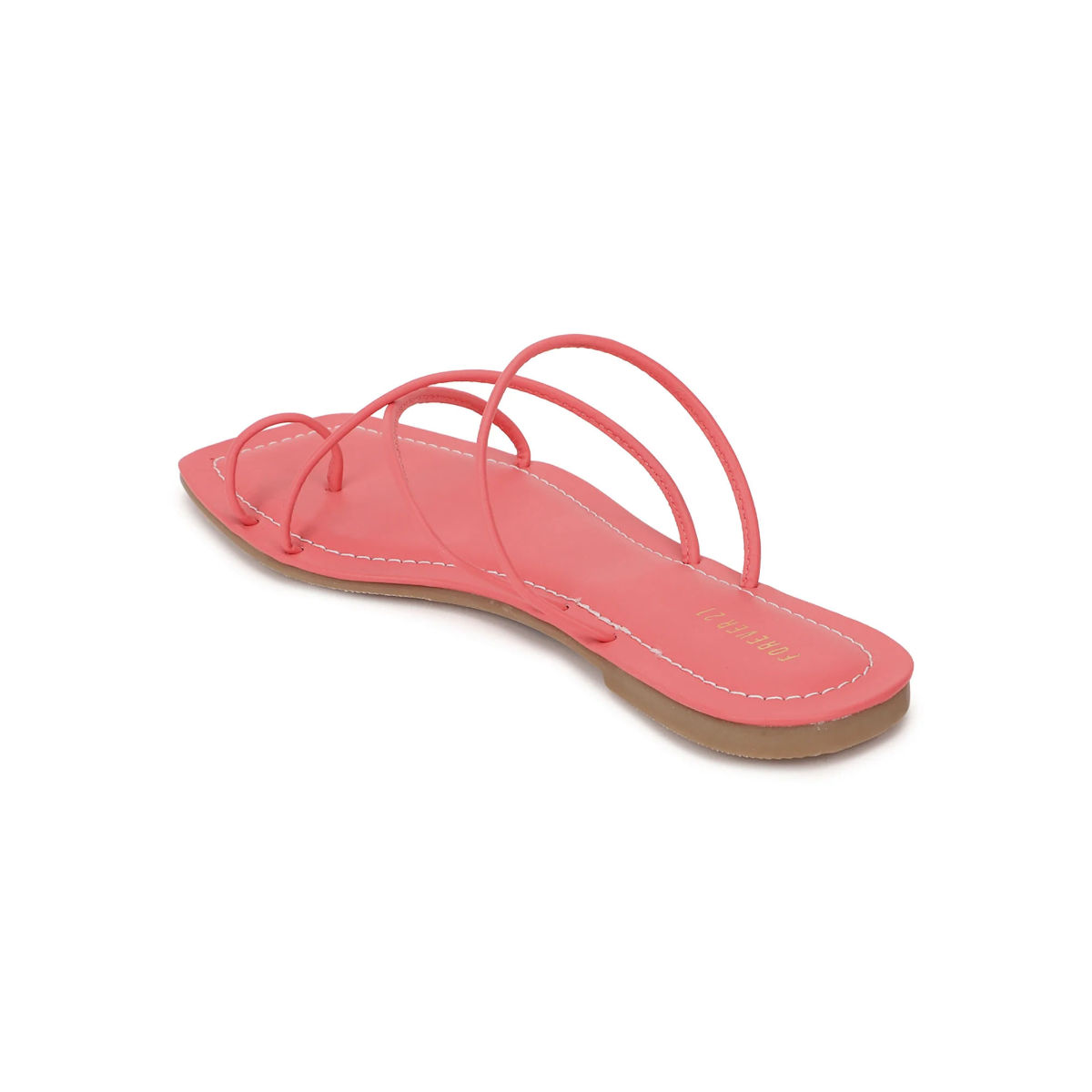 Forever 21 Peach Solid Flats Buy Forever 21 Peach Solid Flats Online
