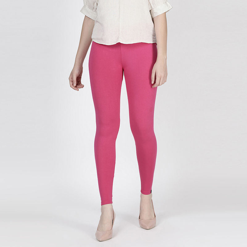 3/4 Length Twin Birds Legging Mystic Pink Online Shopping At Lowest Price  In India With Discounts