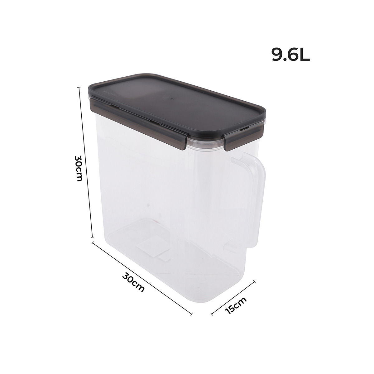 Lock & Lock Pantry Airtight Food Storage Container Transparent 9.6