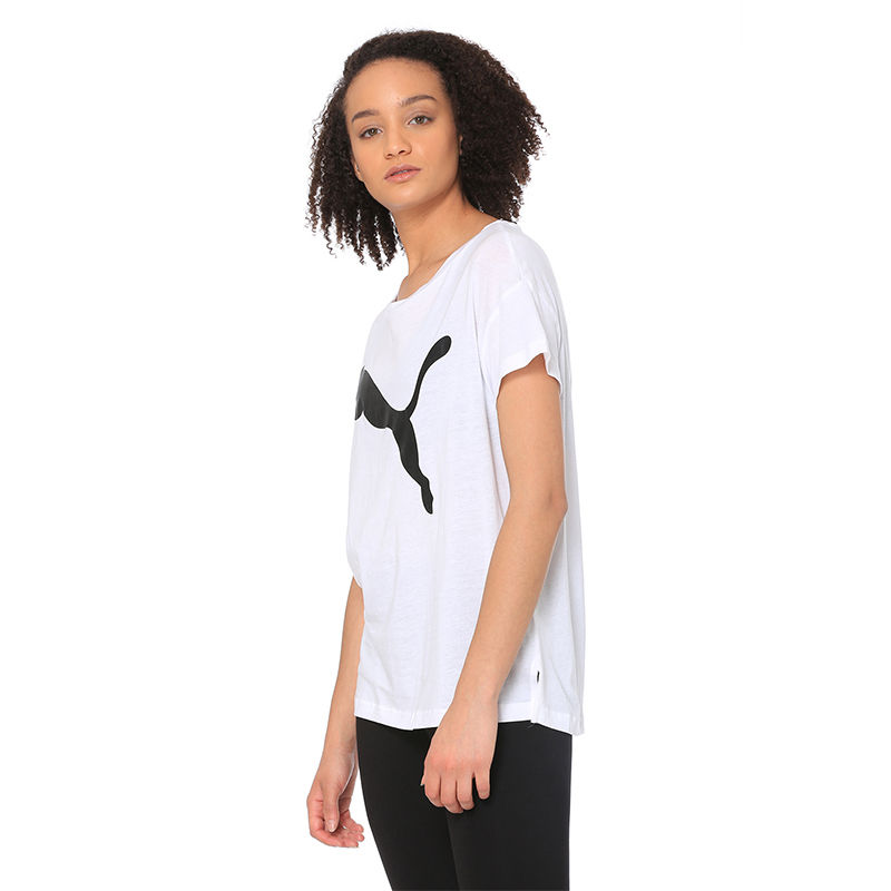 Puma Active Logo Tee - White: Buy Puma Active Logo Tee - White Online ...