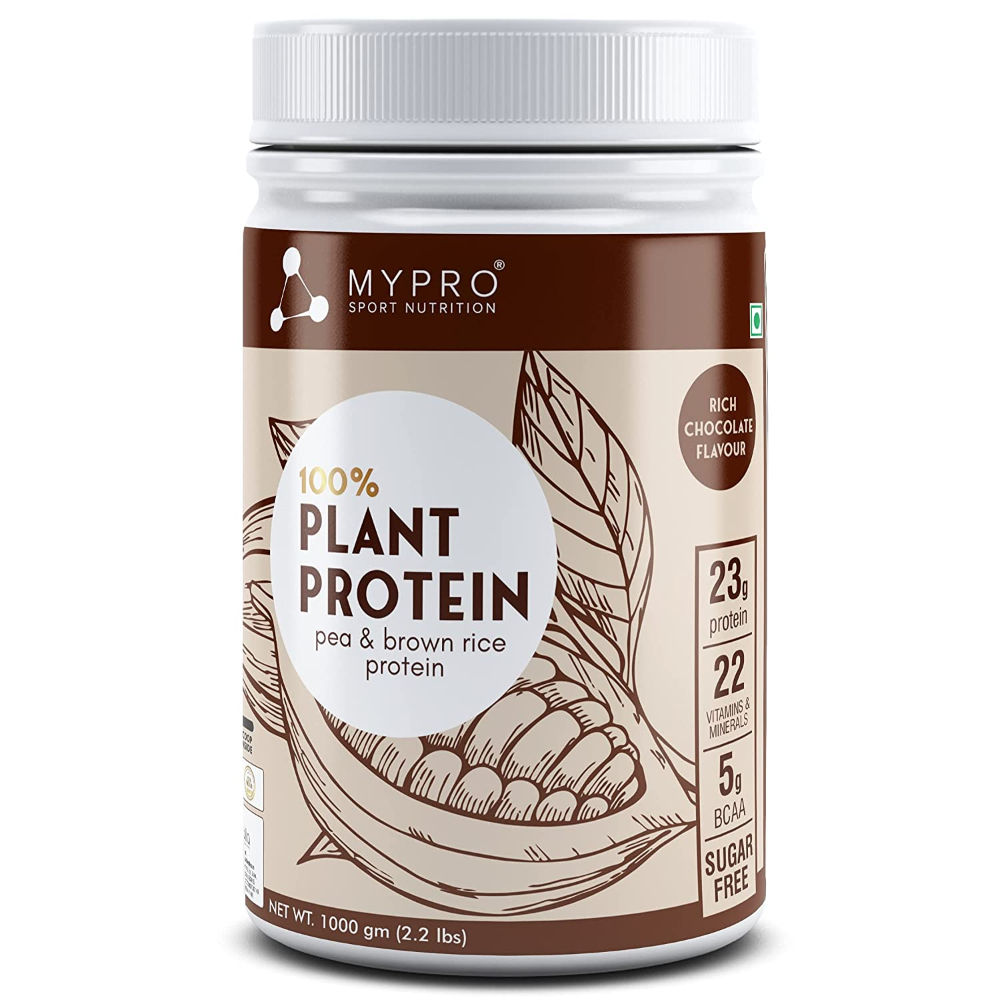 MYPRO SPORT NUTRITION Plant Protein Powder Pea & Brown Rice Protein For Men & Women