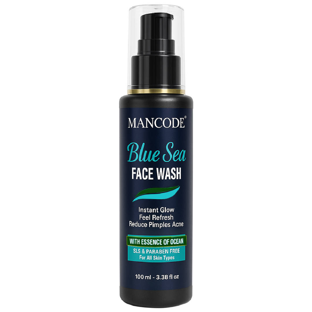 ManCode Blue Sea Face Wash For Instant Glow & Refreshing Feel