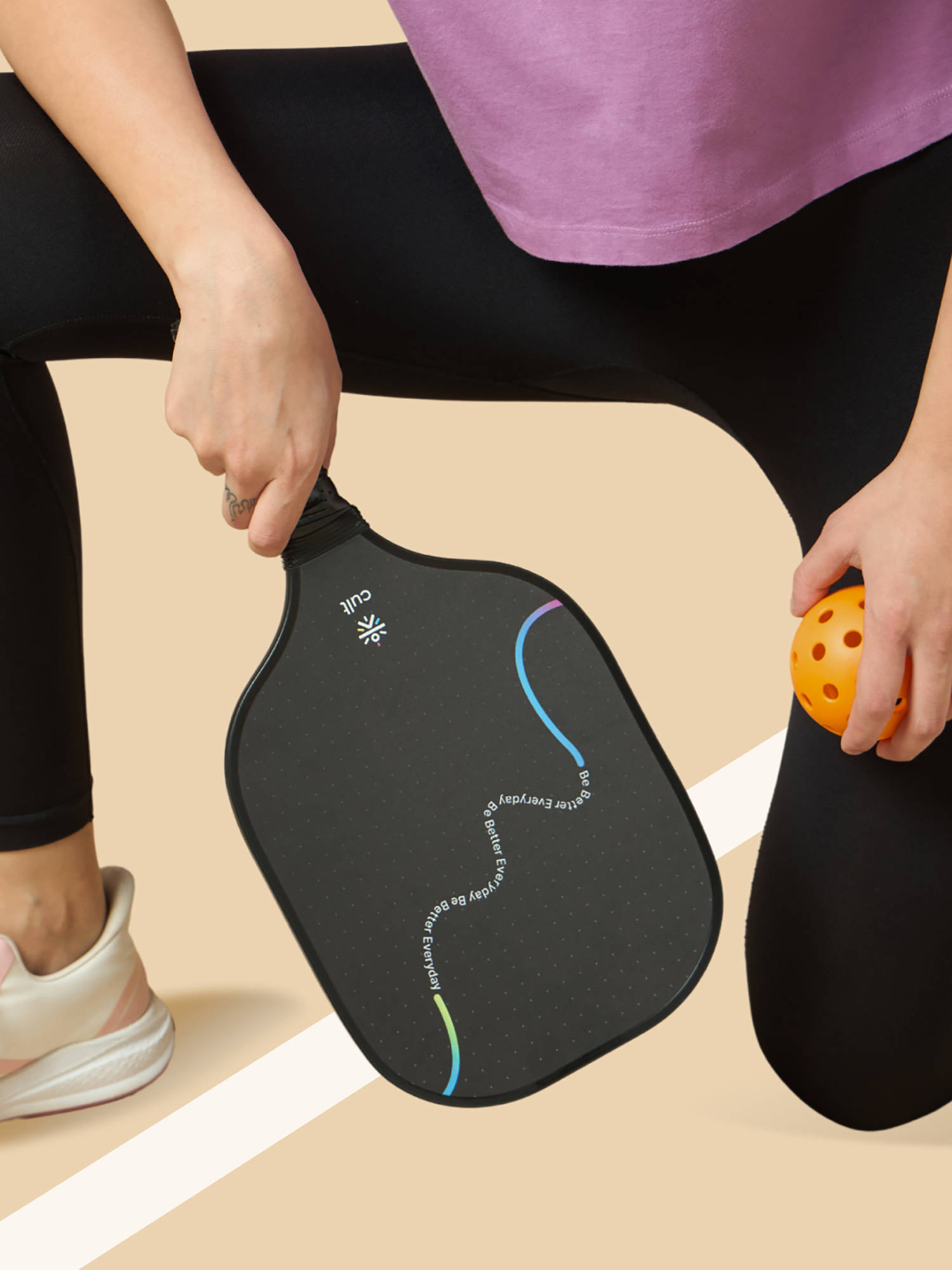 CULT Pickle Ball, Tough Fibre Glass Material, Lightweight & Durable