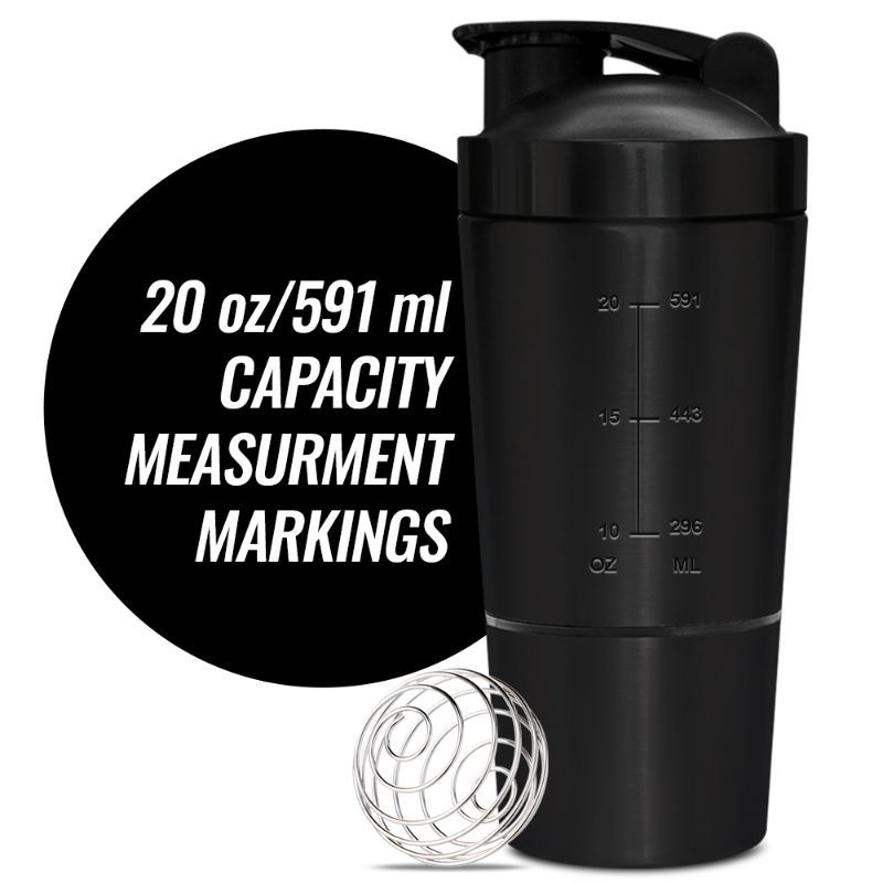 MuscleXP Gym Shaker Classic XP Mixer Stainless Steel Shaker Blender