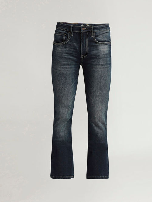 Bootcut Slim Fit Mid Waist Boot Leg Jeans