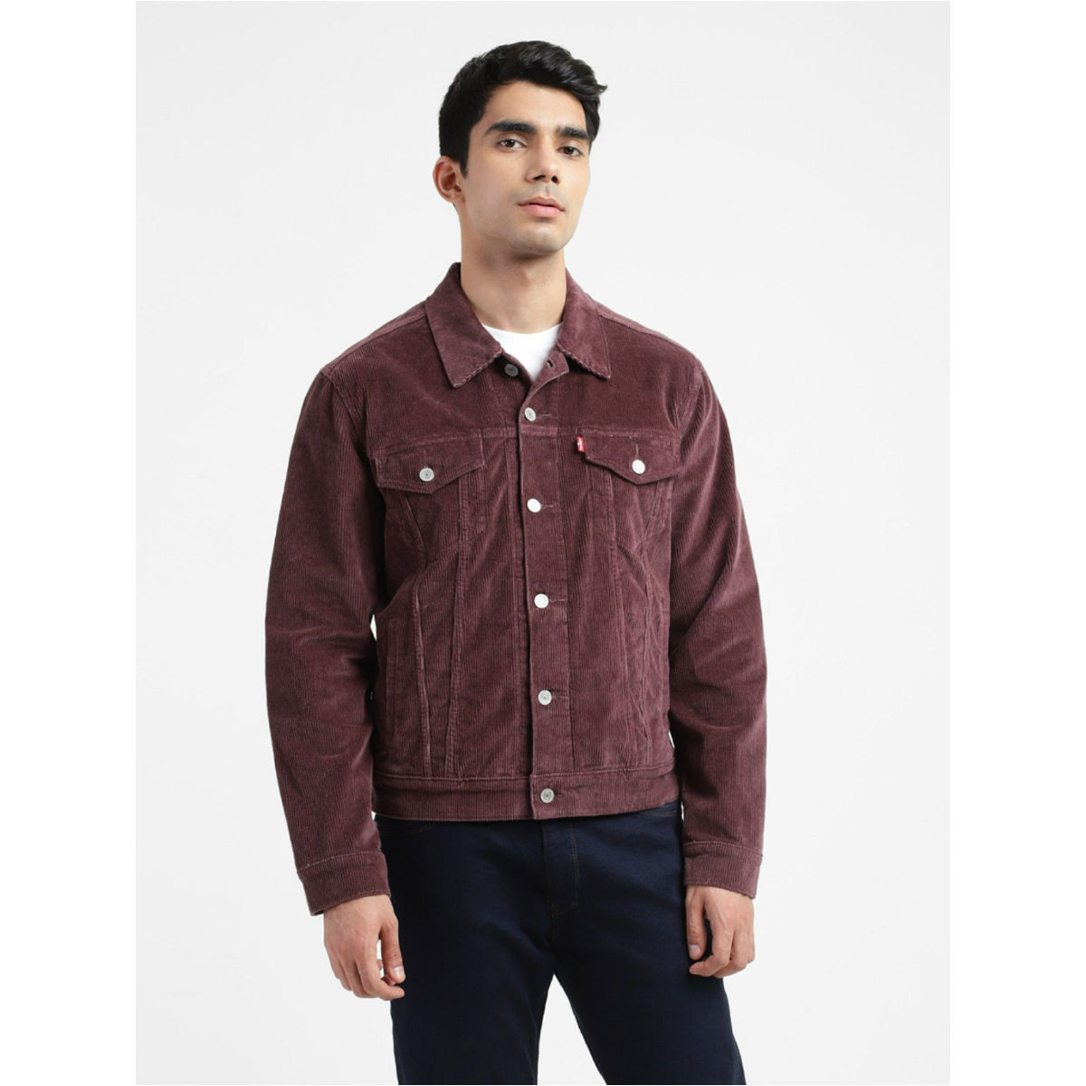 Buy Wrangler Charcoal Relaxed Fit Denim Jacket for Men's Online @ Tata CLiQ