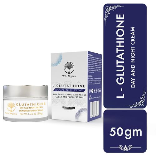 best natural glutathione cream face Wild Organic L-Glutathione Skin Brightening, Anti Ageing Day And Night Cream