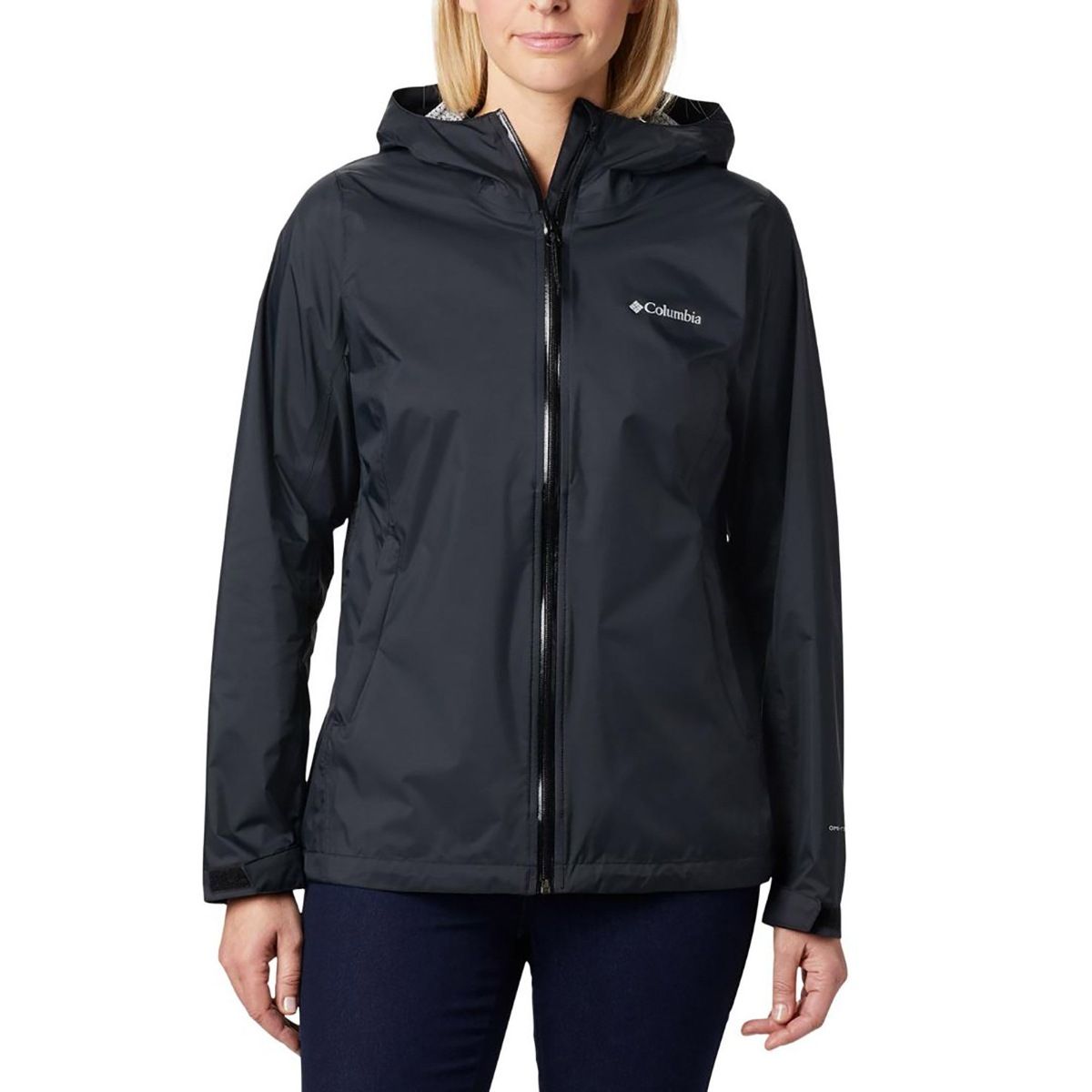 columbia rain jacket womens black