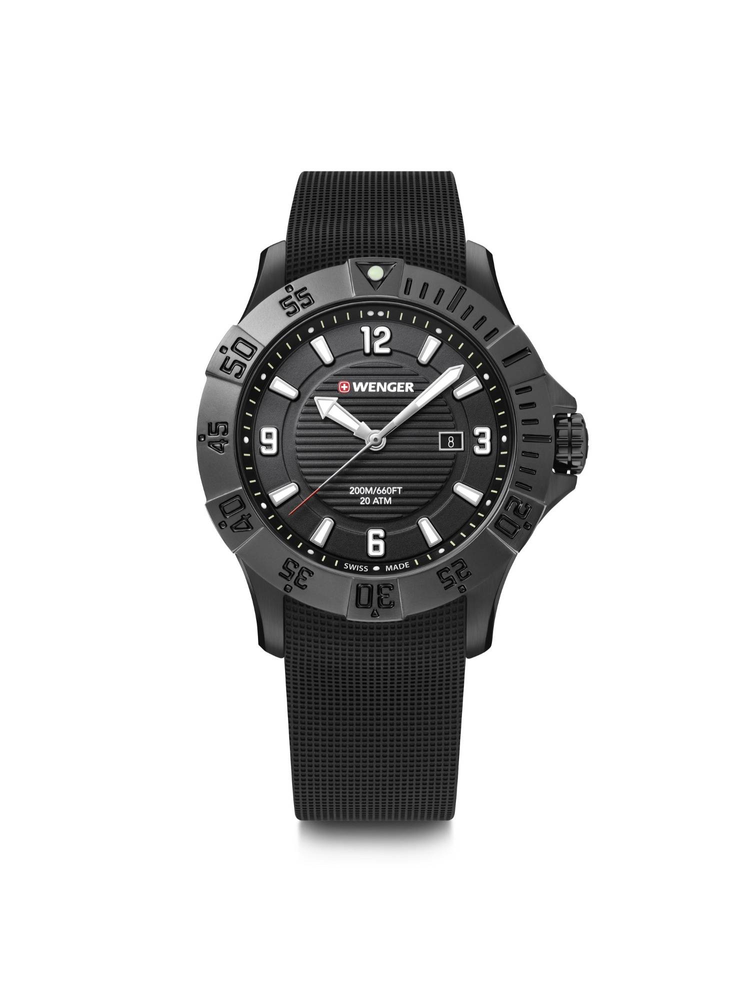 Buy Wenger Sea Force 43 Mm Black Dial Men Analog Watch (01.0641